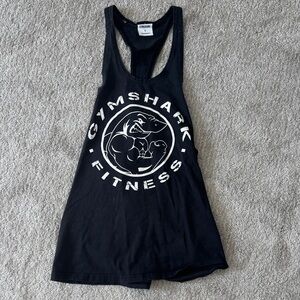 Gymshark Black Muscle Tank Top